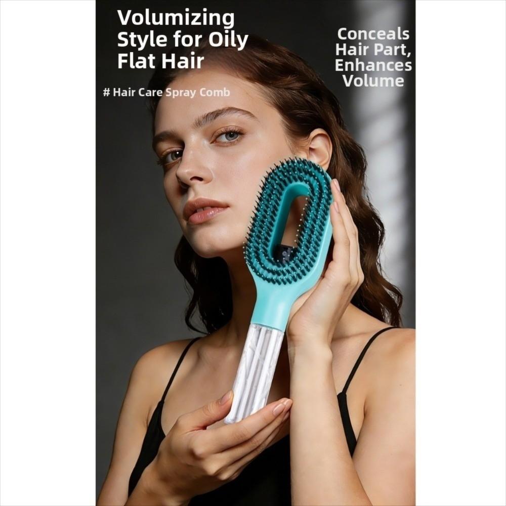 Pettine Spray per Capelli 2-in-1 con Serbatoio d'Acqua Design a Spruzzo Fine Nebulizzazione Portatile Strumento per lo Styling dei Capelli Quotidiano