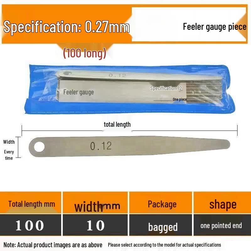 Feeler Gauge Shim Sheet 0.27mm