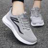 New Style Flat-soled Comfortable Fashionable Casual Walking Shoes Breathable Mesh Lace-up Lightweight Sneakers Women