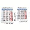 1pc Guitar Chord Finger Graph 200g Copper Paper Four-string Electric Bass Bass Chord Spectrum