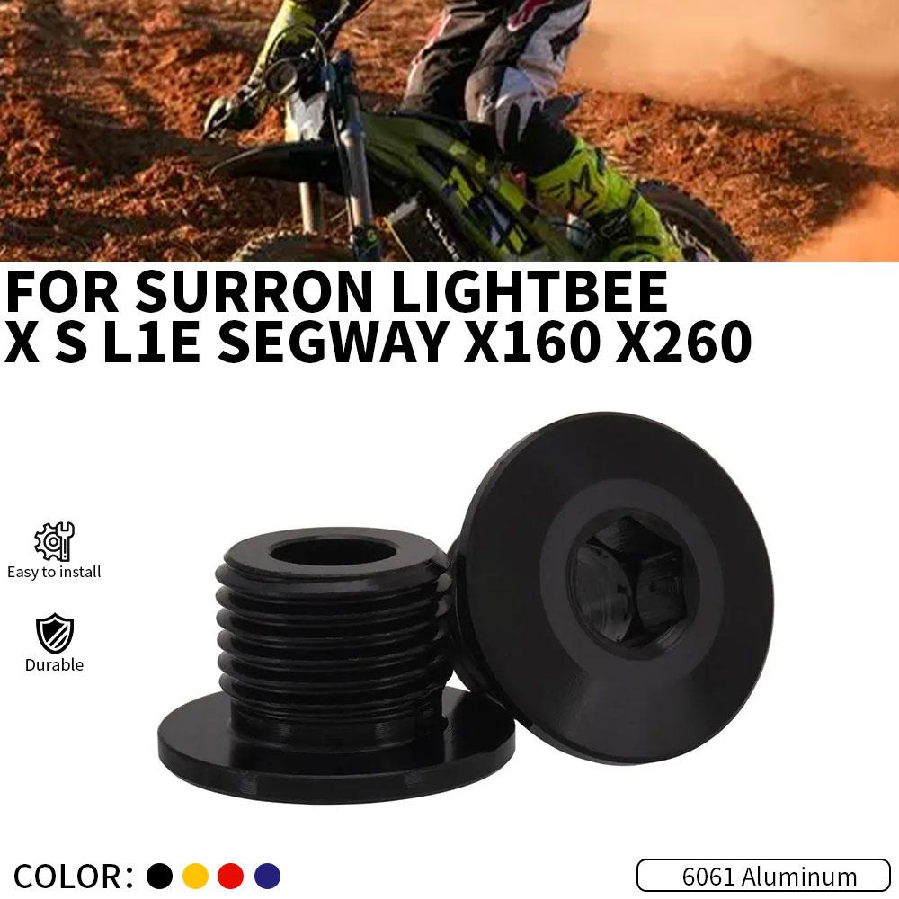 Vis de Roue Avant CNC M16*1.5P pour Moto Surron Sur-Ron Sur Ron Lightbee X S L1E Segway X160 X260 Dirt Bike Électrique JFG
