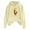 Women's Fashionable Casual Long Sleeve Hooded Printed Sweatshirt