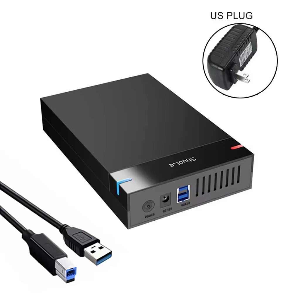 2.5/3.5 Inch HDD Case 5Gbps USB 3.0 Hard Drive Enclosure SATA To USB 3.0 External Hard Drive Adapter 10TB HDD Box for PC Laptop