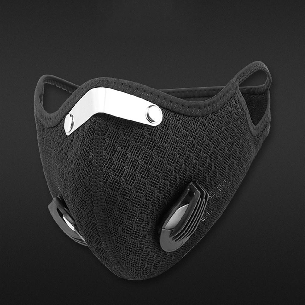 Fashion Creative Five Layers Built-in Filter Breathable Running Anti Haze Mesh Prevention Mask
