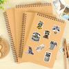 50Pcs Graffiti Stickers Self-adhesive Waterproof Strong Stickiness Exquisite Pattern Wide Application Decorative PVC Lovely Cartoon Animal    Supplies