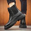 Men's High Top Casual Boots Breathable Four Season New Soft Sole Non Slip Comfort Boots Fashion Outdoor Boots Male Tooling Shoes