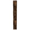 Bookshelf Room Divider Smoked Oak 80 x 24 x 192 cm Engineered Wood