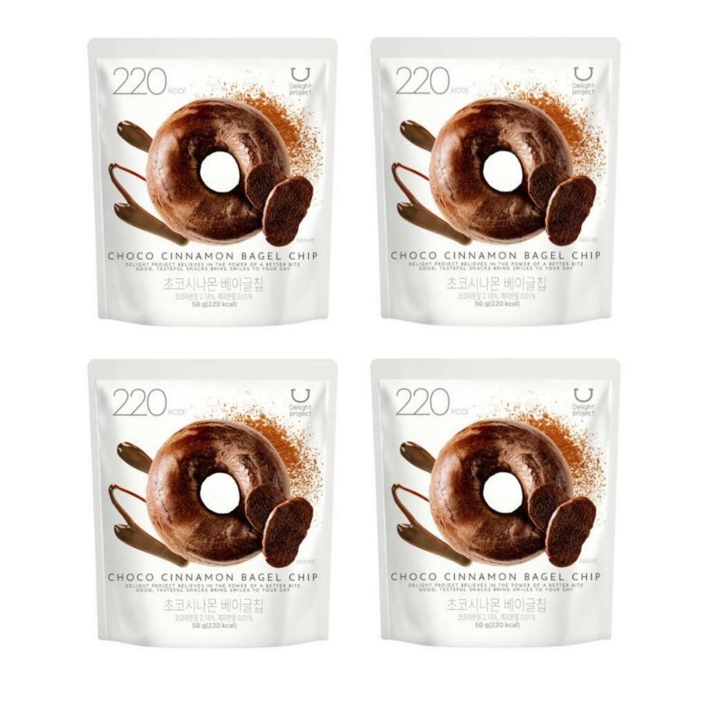 Olive Young Bagel Chips 60g (4 Flavor) / Garlic Butter / Honey Butter / Real Pizza / Choco Cinnamon / Korean Chips