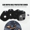 OOYR4 2Pcs Car Wiper Hole Protective Cover Wiper Arm Bottom Dust Pads For BMW X1 X3 E39 E46 E30 E36 E87 E60 E90 F26 G02 E70 F15 E53