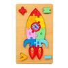 Wooden Early Education Cognitive Children Educational Toys Building Block Animal Traffic Shape Matching 3d Three-dimensional Puz