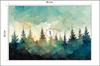 Photomural Spruce Forest Smooth Vinyl 90x60