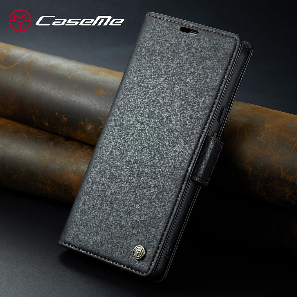 CaseMe-023 For Google Pixel 8 9 Pro/ Pixel 10/11 Pro XL 10A Luxury Magnetic Flip PU Leather Case Wallet Card Slots Cover Stand Protectives Skins Shell