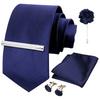Men'S Business Dress Tie 5-Piece Groom Best Man Dress Accessories Gaowei Dense Jacquard Tie Worker