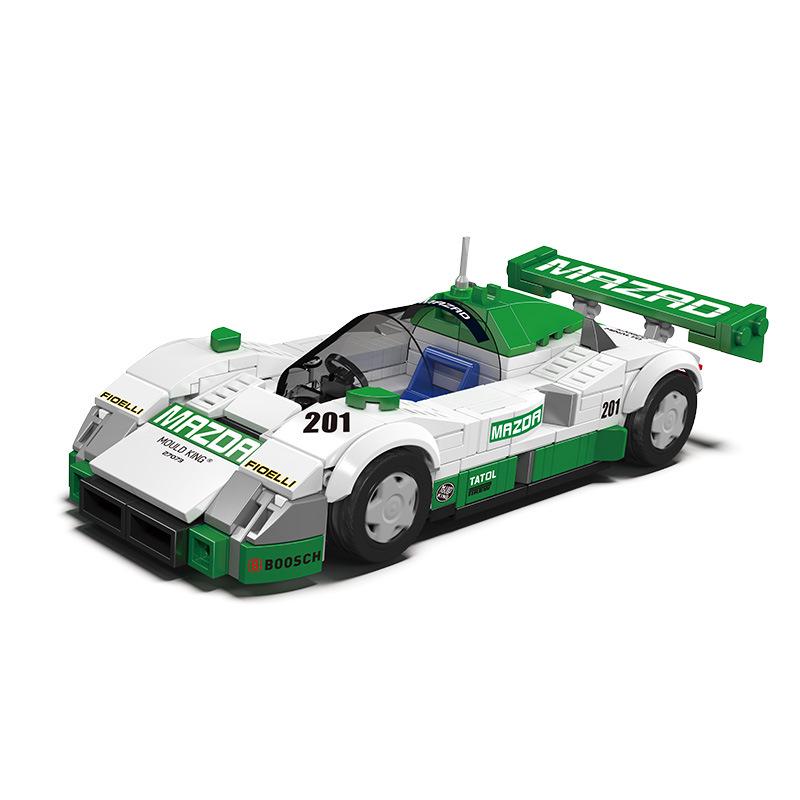 Yuxing King Blocks Mazda 787B Supercar Assembled Toy Model with Display