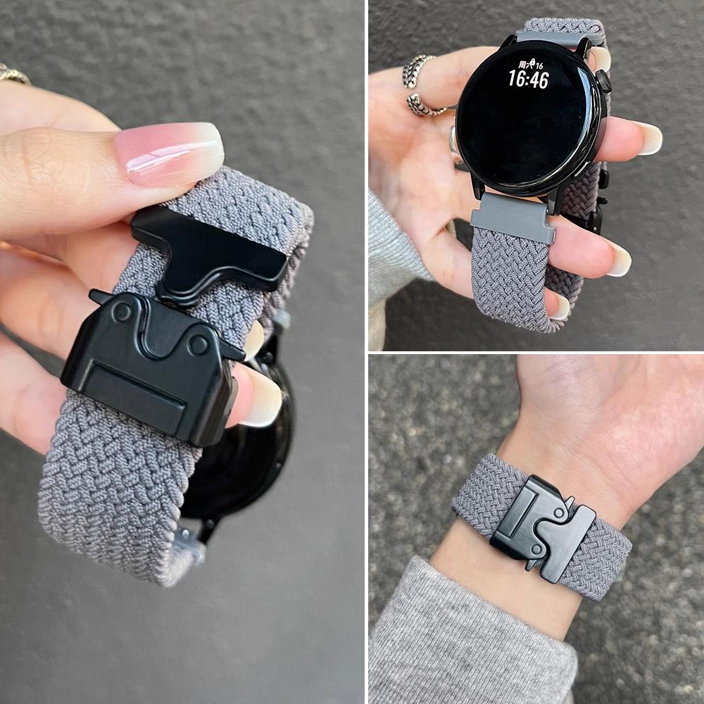 20mm 22mm Straps For Samsung Galaxy Watch 7/6/5/pro/4/Classic/active 2/Gear s3 Parachute Bracelet correa Huawei GT 3 4 5 6 Band