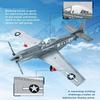 Military P-51 Mustang Fighter building blocks, Army Children's Educational building blocks, birthday toys, Christmas gifts