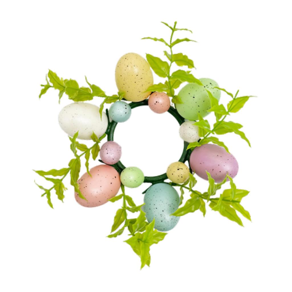 Osterkranz Haustür Künstlich Party mit bunten Eiern Außen Hängende Girlande für Tisch Veranda Zuhause Bauernhaus Fenster