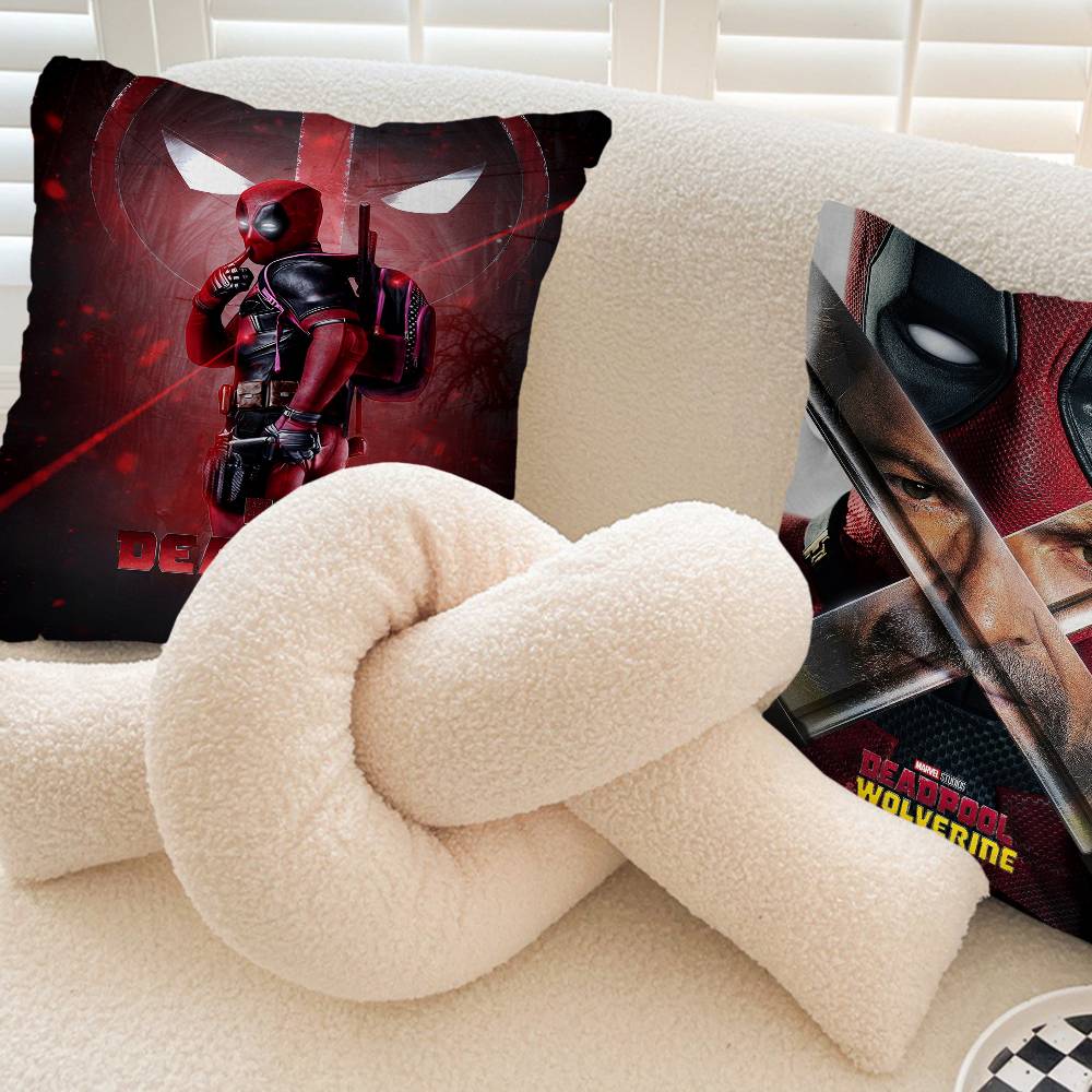 Action Movie D-Deadpools Stitch Lucky Dragon pillow cover sofa cushion cover home room decoration children gift