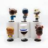 6Pcs/Set Detective Conan Summer Garden Party Series PVC Conan Edogawa Mouriran Jimmy Kudo Figure Collectible Decor Model Toys