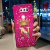 Phone Case For LG V30/V30 Plus/V30S ThinQ/V35 ThinQ Soft Silicone Beautiful Trendy Crown Letter Pattern Black Case Casing