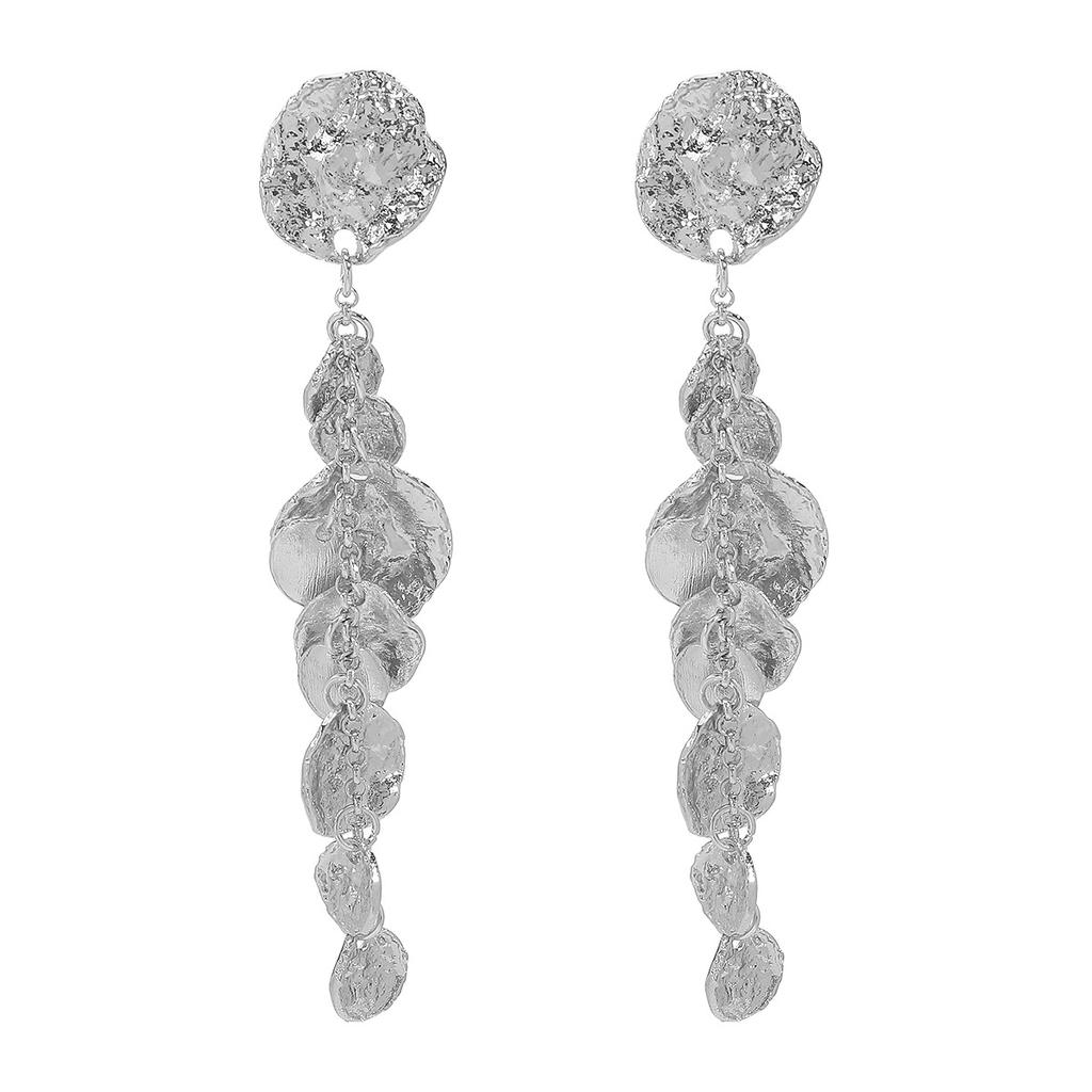 Personalisierte Retro Lange Runde Anhänger Ohrringe Personalisierte Mode Luxus Hochzeitsparty Damen Ohrringe Feiertagsschmuck Geschenk