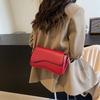 Bag Women 2025 New Fashion Textured Lychee Pattern Small Square Bag Simple Commuter Versatile Shoulder Crossbody Bag