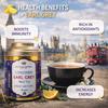 Sancha Londoners Herbata Earl Grey | 100g Liściasta | Premium Darjeeling z Naturalną Bergamotką | Cytrusowa Mieszanka w Brytyjskim Stylu
