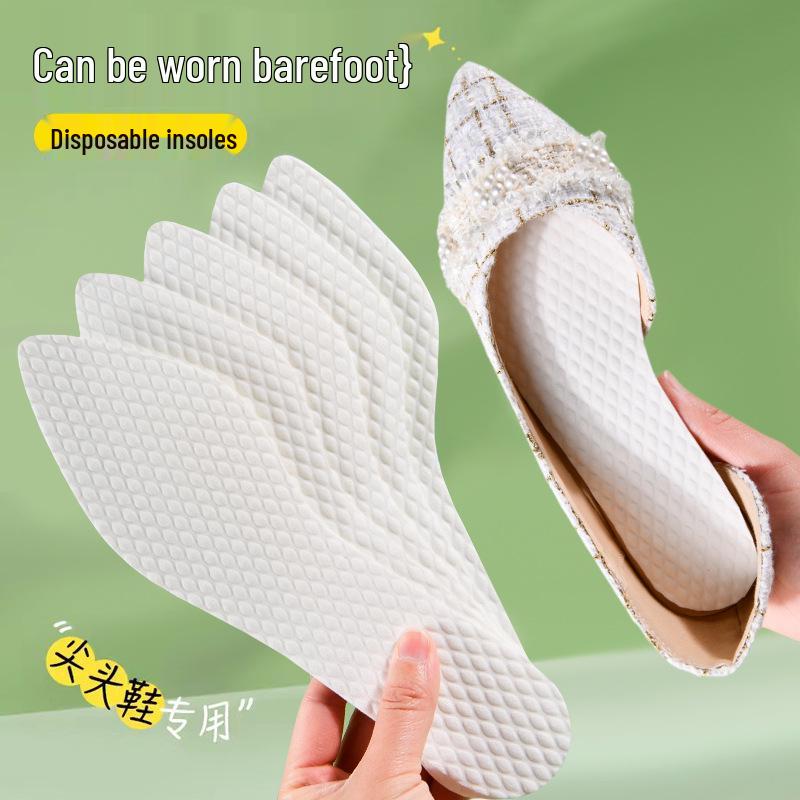 Ultra-Thin Breathable Odor-Resistant Disposable Wood Pulp Insoles for Men and Women