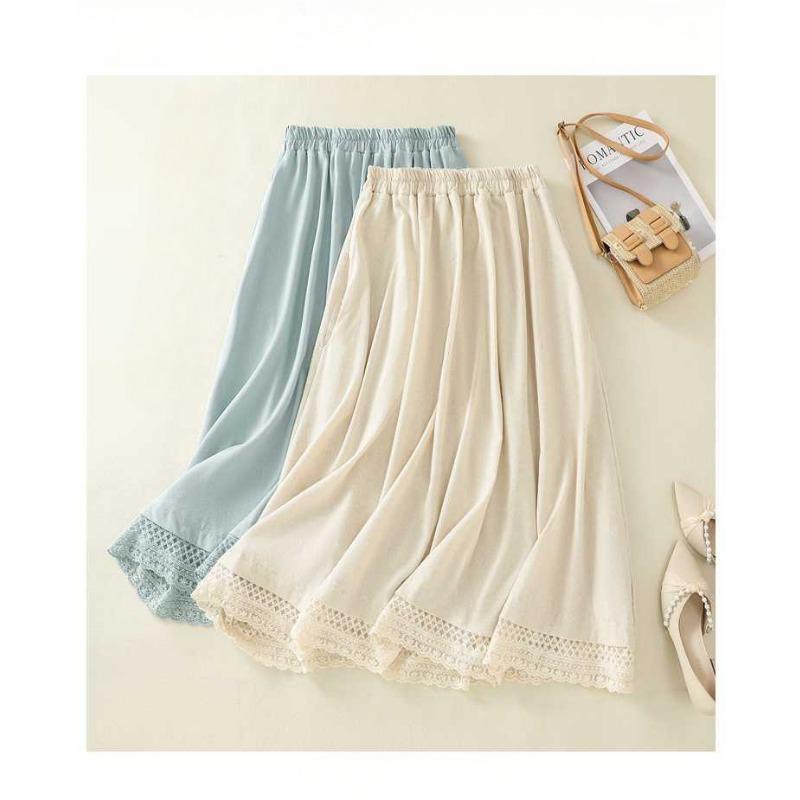 Summer Half-length Skirt for Women, A-line Skirt, Long Dress