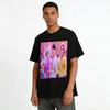 Virtual Idol Boy Group Print T-shirt Trendy Sweet Cool Style Loose Short Sleeve Unisex Casual Top Pure cotton T-shirt