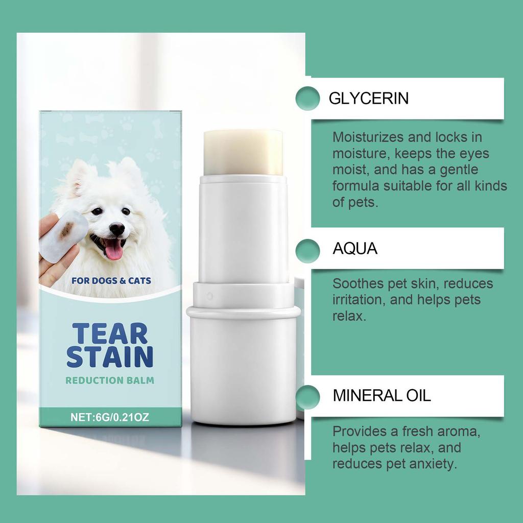 Pet Eye Cleaning Stick: Gently Cleans Pet Tear Stains And Eye Dirt, Leaving The Pet's Eyes Refreshed And Comfortable