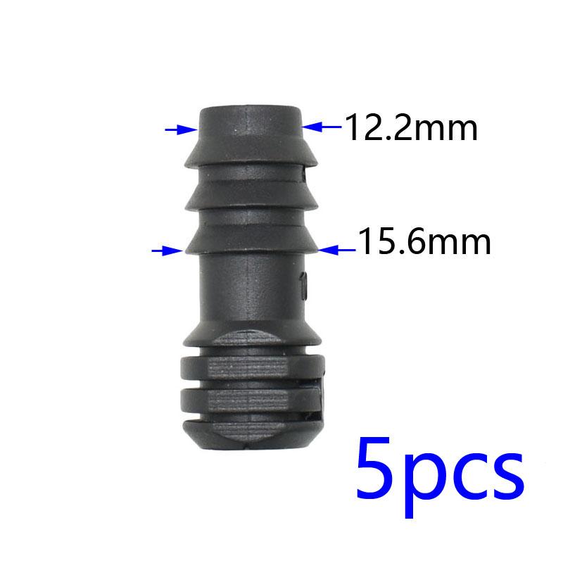 1/2 3/4 1 Inch Garden Hose Tee Elbow End Plug Straight Connector 16/20/25mm PE Hose Water Splitter Repair 90 Degree Connector