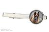 Malinois Belgian Shepherd Dog - cufflinks and tie with your photo, a suit decoration, men's jewelry from the Art-Dog brand.