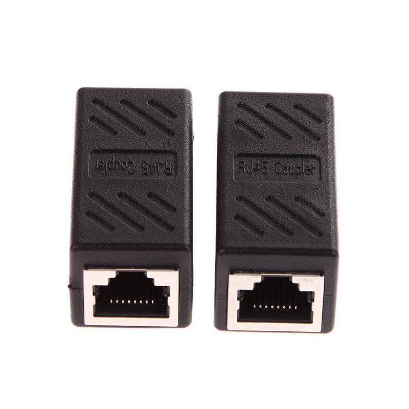 1Pc/2Pcs CAT6 Network Ethernet RJ45 Female – Female LAN Connector Network Adapter Coupler