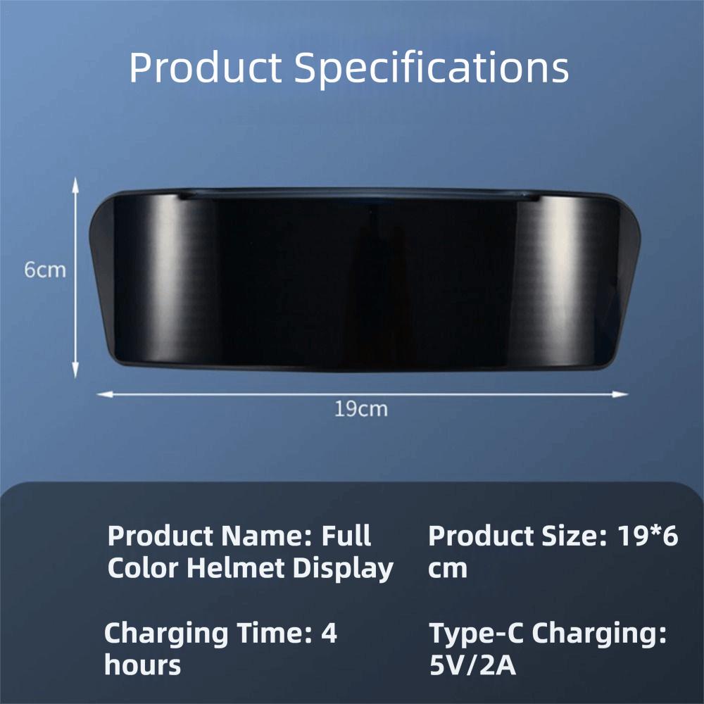 Editable Text Helmet LED Screen Full Color LED Riding LED Sign Phone Control Screen Bike Cycling