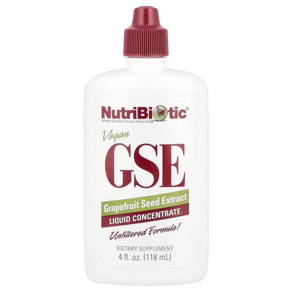NutriBiotic Vegan GSE Grapefruit Seed Extract Concentrate 118ml (4 fl oz) 118ml - 1 ea