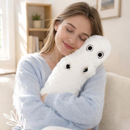 Wizard Hat Workshop Plush Toy, Soft Stuffed Animal Doll & Throw Pillow, Cuddly Character Plushie with Big Round Eyes, Gift for Kids, Teens, Anime Fans