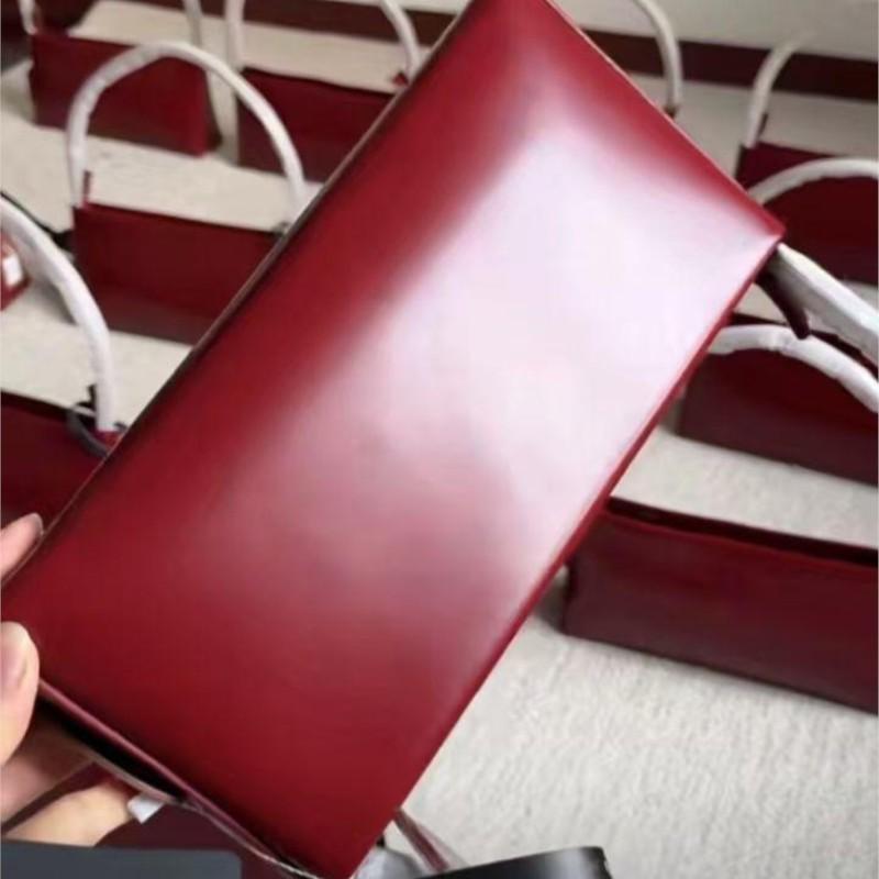 JIAERDI Retro Red Underarm Bag Women Simple Leather Large Capacity Shoulder Bag Ladies Fashion Versatile Luxury Handbag Chic New