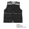 Reflective Working Vest Multiple Pockets Mesh Design High Visibility Breathable Safety Vest with Reflective Strips
