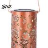 Sunflower Solar Lights Decorative Garden Powered Outdoor Lanterns Waterproof Metal Floral Flower Pattern Warm Glow Ambient Light for Patio Walkway