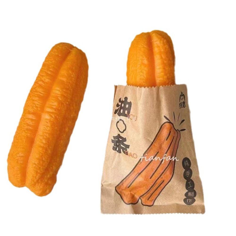 

Симулятор Їжа Хліб Стискання Іграшка Булка з начинкою на пару Смажене у фритюрі тісто Палички Сенсорна непосида Іграшка Пародія Дражнити людей Настільна іграшка