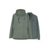 Earthy Shell 2.0 Meowth Fleece Lined Waterproof Shell Solid Zipper Hooded 3 In 1 Fleece Men's 952347607-6