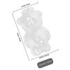 Cute Bear Shaped Glass Cup 300Ml Clear Drinking Mug for Water Juice Tea Cocktail Wine Home Bar Restaurant Use Cartoon Beverage