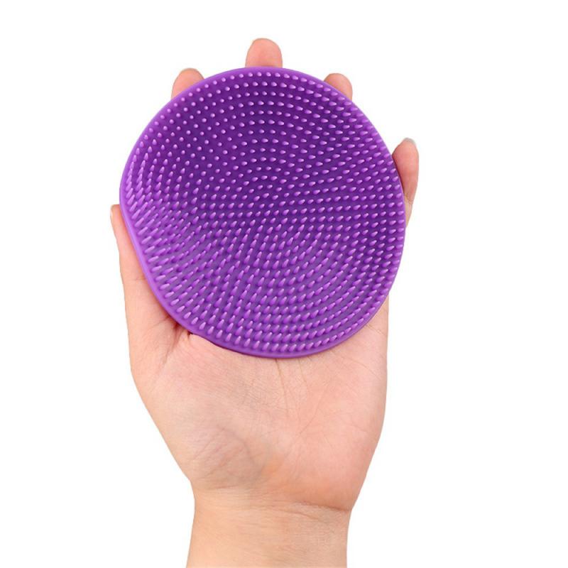 3/2/1PC Face Scrubber Soft Silicone Facial Cleansing Brush Face Exfoliator Blackhead Acne Pore Pad Cradle Cap Face Wash