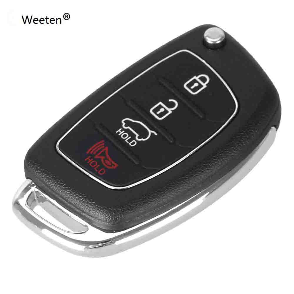 

Складной корпус удаленного ключа с 4 кнопками для HYUNDAI Mistra Santa Fe Sonata Tucson Accent IX30 IX40 IX45