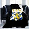 Coperta con Emblema Cresta del Leone IFK Adatta per Divani, Letti, Uffici e Campeggio - Regalo Perfetto per Halloween Natale