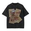 Washed T Shirt There Was A Hole Here Its Gone Now Silent Hill Hip Hop TShirts Harajuku Streetwear Summer Tops Tees Mens Women