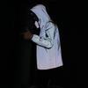 Men's Spring/Autumn Trench Coat - Reflective Jacket for Teens & Couples