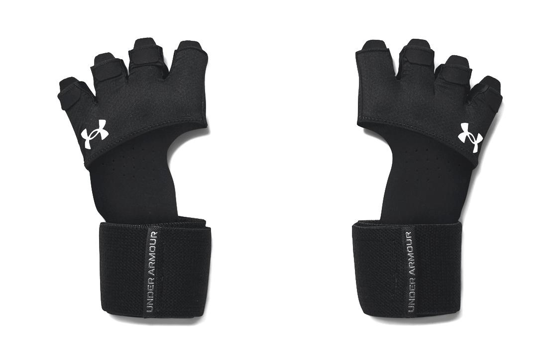 Under Armour Synthetic Leather Gloves Unisex Black 1370194-001 XL