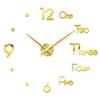 Modern Design Large Wall Clock 3D DIY Quartz Clocks Watches Acrylic Mirror Stickers Living Room Home Decor Horloge